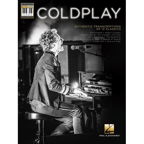 Coldplay Note For Note Keyboard Transcriptions (Softcover Book)