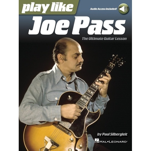 Play Like Joe Pass Guitar Method Book with Audio Access