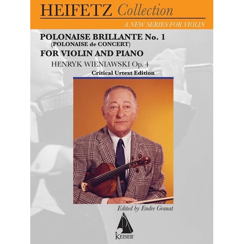 Polonaise Brillante No. 1, Op. 4 for Violin/Piano - Henryk Wieniawski, Critical Urtext Edition