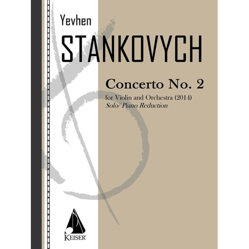 Violin Concerto No 2 (Softcover Book)