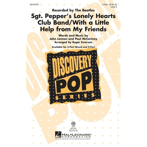 Sgt Peppers / With A Little Help 2 Part Choral Arrangement