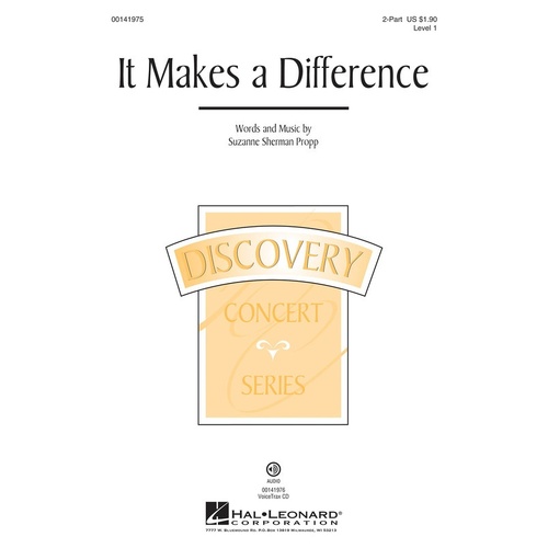 It Makes A Difference VoiceTrax CD (CD Only)