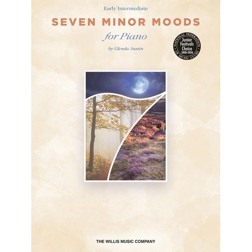 Seven Minor Moods for Piano by Willis Music - 16 Pages