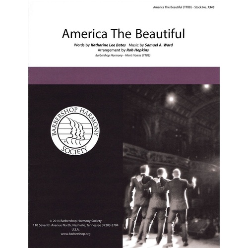America The Beautiful TTBB A Cappella (Octavo)