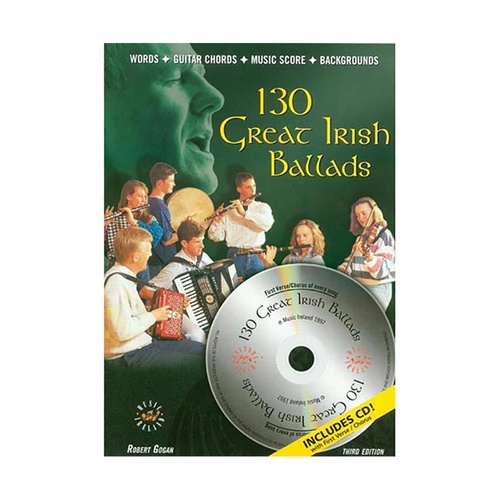 Feadog 130 Great Irish Ballads with CD