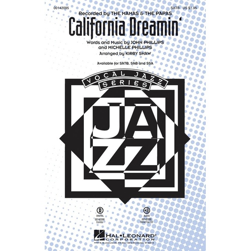 California Dreamin ShowTrax CD (CD Only)