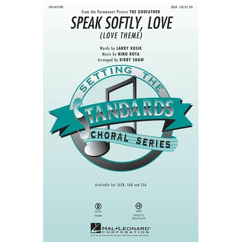 Speak Softly Love SSA (Octavo)
