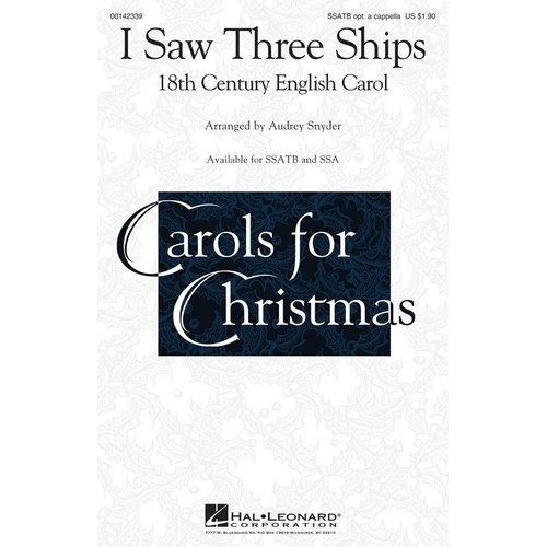 I Saw Three Ships SSATB (Octavo)