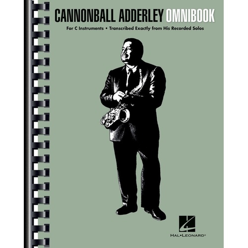 Cannonball Adderley Omnibook C Edition (Spiral Bound Book)