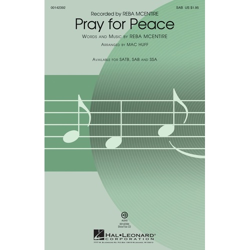 Pray For Peace SAB (Octavo)