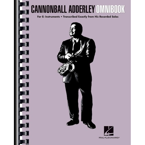 Cannonball Adderley Omnibook E Flat Edition by Hal Leonard