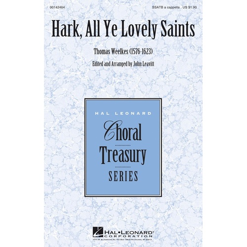 Hark All Ye Lovely Saints SSATB A Cappella (Octavo)