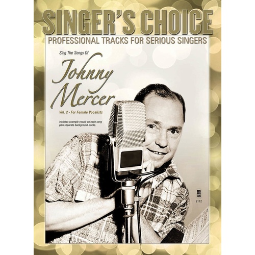 Sing The Songs Of Johnny Mercer Vol 2 Book/CD Female (Softcover Book/CD)