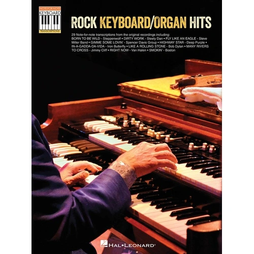 Rock Keyboard/Organ Hits: Note-for-Note Transcriptions for Piano/Keyboard