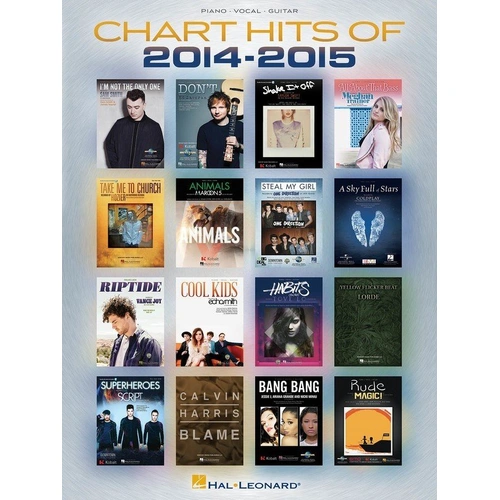 Chart Hits of 2014-2015 Piano Vocal Guitar Songbook