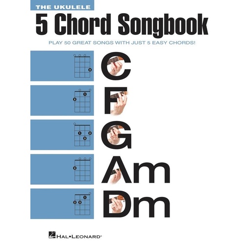 Ukulele 5 Chord Songbook by Hal Leonard, 184 Pages, 50 Great Tunes