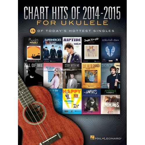 Chart Hits Of 2014-2015 For Ukulele (Softcover Book)