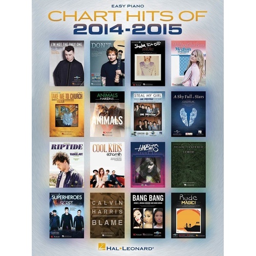 Chart Hits of 2014-2015 Easy Piano Songbook by Hal Leonard