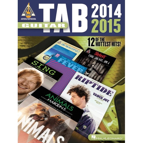 Guitar Tab 2014-2015 Songbook by Hal Leonard - 120 Pages with Lyrics & Chords