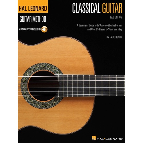HL Classical Guitar Method TAB Edition Book/Online Audio (Softcover Book/Online 