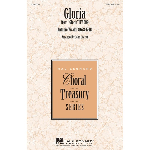 Gloria TTBB (Octavo)