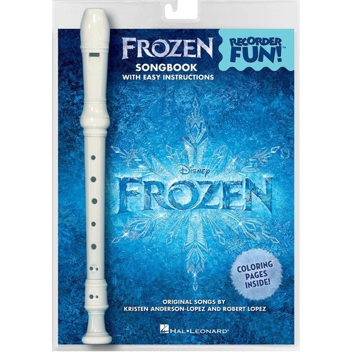 Frozen Recorder Fun! Beginner's Pack with Songbook