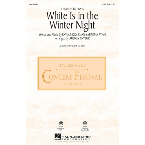 White Is In The Winter Night SAB (Octavo)