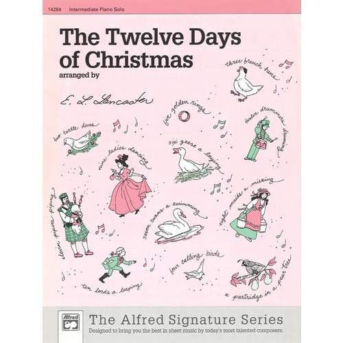 The Twelve Days of Christmas Intermediate Piano Sheet Music