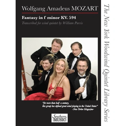 Mozart - Fantasy in F Minor K 594 Woodwind Quintet - Southern Music Co.