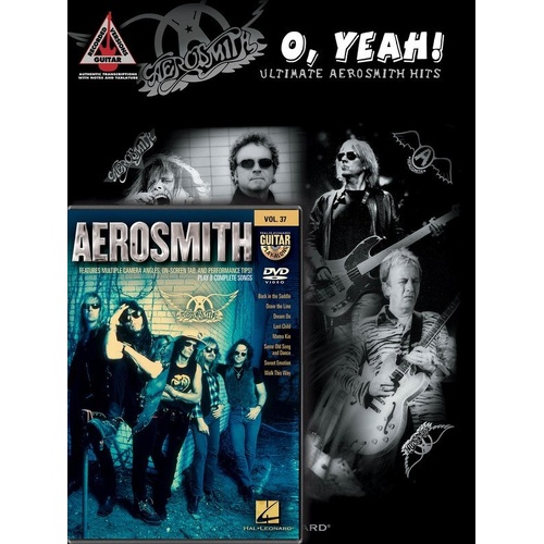 Aerosmith Guitar Pack with O Yeah! Ultimate Hits Book and Guitar Play-Along DVD