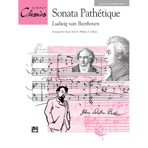 Sonata Op 13 No 8 C Minor Second Movement Arranged by Palmer - Piano Sheet Music