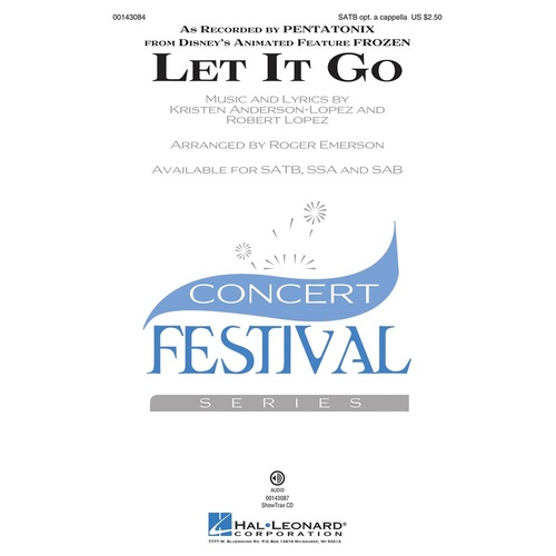 Let It Go SATB A Cappella (Octavo)