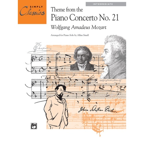 Theme From Piano Concerto No. 21 Easy Piano
