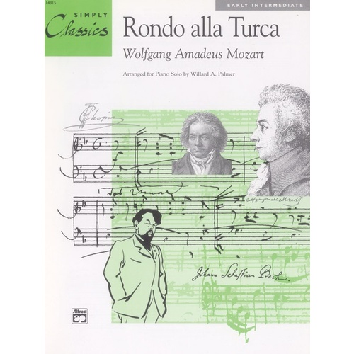 Rondo Alla Turca Simplified Piano Solo