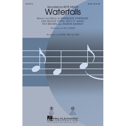 Waterfalls SATB (Octavo)