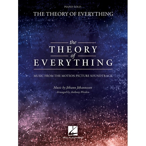 Theory Of Everything Piano Solo (Softcover Book)