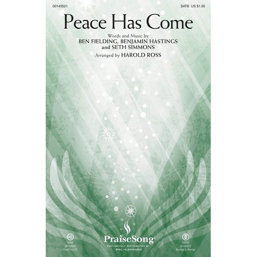 Peace Has Come SATB (Octavo)