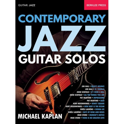 Contemporary Jazz Guitar Solos (Softcover Book)