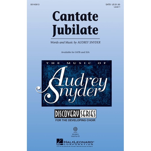Cantate Jubilate SATB (Octavo)
