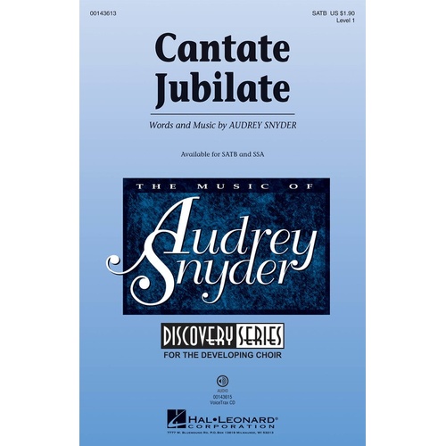 Cantate Jubilate VoiceTrax CD (CD Only)