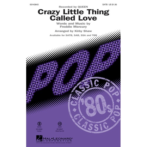 Crazy Little Thing Called Love SATB (Octavo)