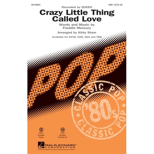 Crazy Little Thing Called Love SAB (Octavo)