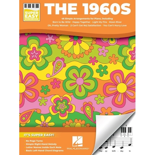 1960s Super Easy Songbook for Piano and Keyboard