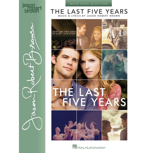 Last 5 Years Movie Vocal Selections Songbook by Jason Robert Brown
