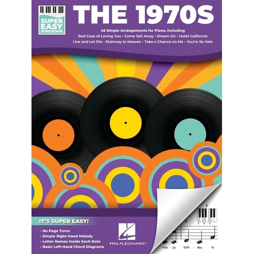 1970s Super Easy Songbook for Piano and Keyboard