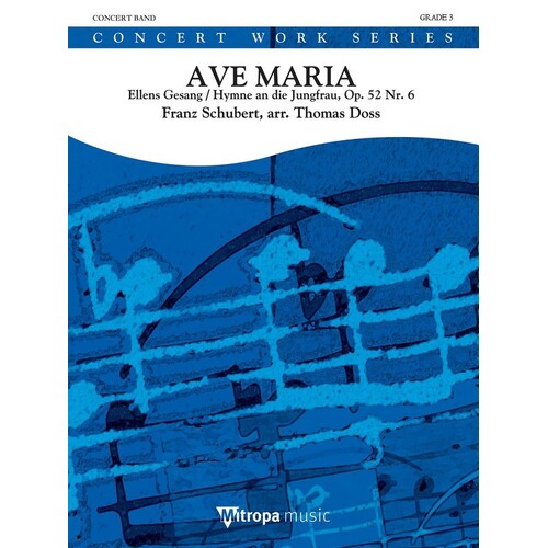 Ave Maria Concert Band 3 Score/Parts