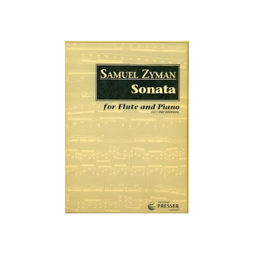 Zyman - Sonata - Flute/Piano Accompaniment Presser 114-40288