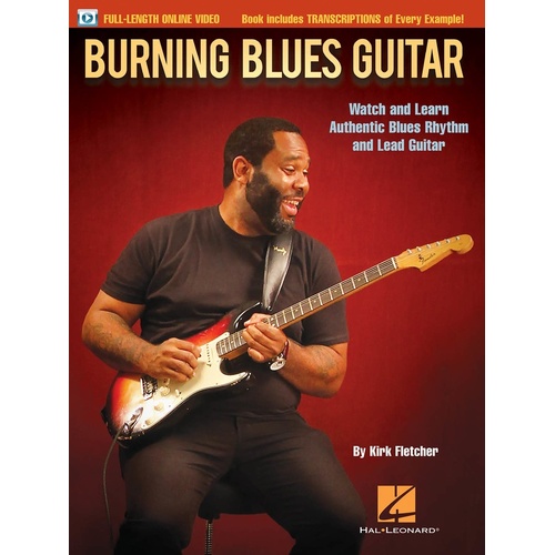 Burning Blues Guitar Book/Olv (Softcover Book/Online Video)
