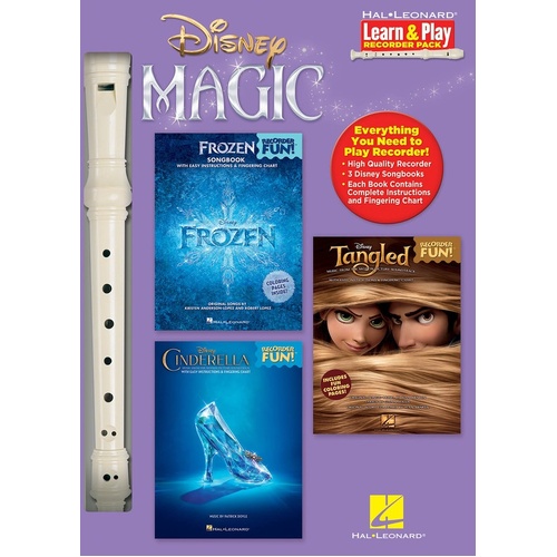 Disney Magic Learn and Play Recorder Pack 