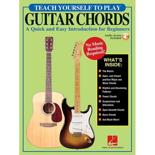 Teach Yourself to Play Guitar Chords Book